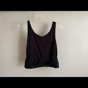 Lululemon crop top - multi style tie front or back